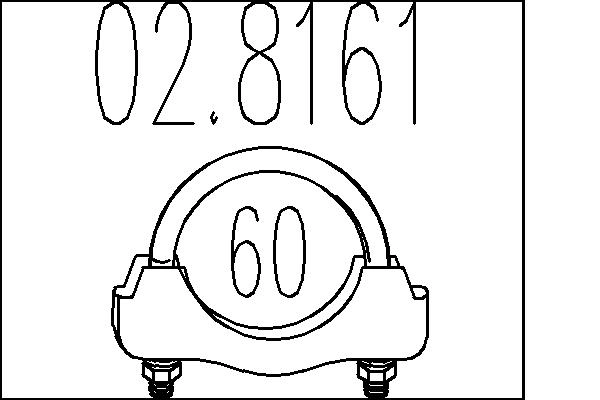 Хомут глушителя