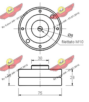AUTOKIT 03.008 - Обводной ролик ГРМ