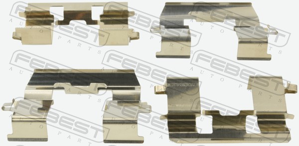 FEBEST 0303-ACCF - Ремкомплект тормозных колодок