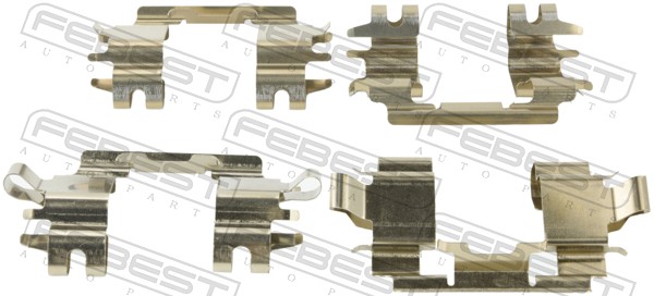 FEBEST 0303-EUF-KIT - Ремкомплект тормозных колодок