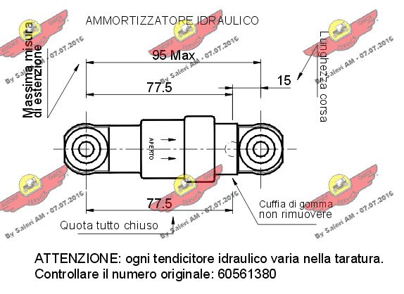 AUTOKIT 03.212 - Амортизатор ремня