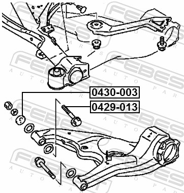FEBEST 0430-003 - Развальные шайбы