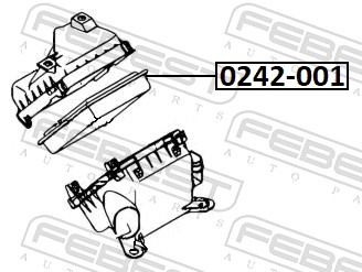 FEBEST 0442-001 - Воздушный фильтр
