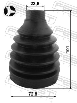 FEBEST 0815P-G22T - Пыльник ШРУСа