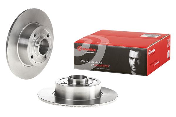 BREMBO 08.A141.17 - Тормозной диск PRIME LINE - With Bearing Kit