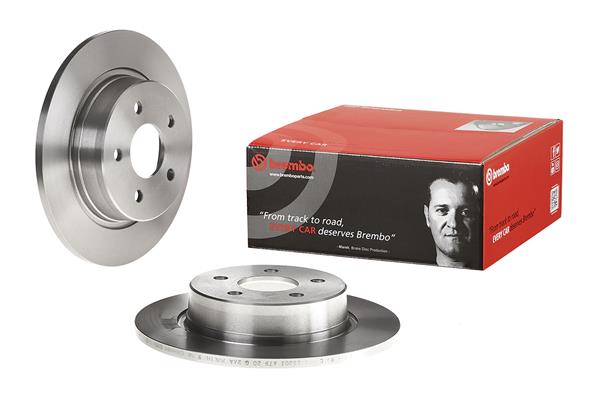 BREMBO 08.B601.10 - Тормозной диск PRIME LINE