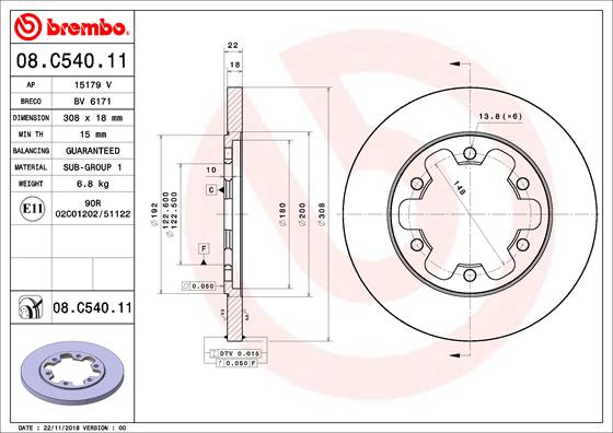 Тормозной диск PRIME LINE - UV Coated