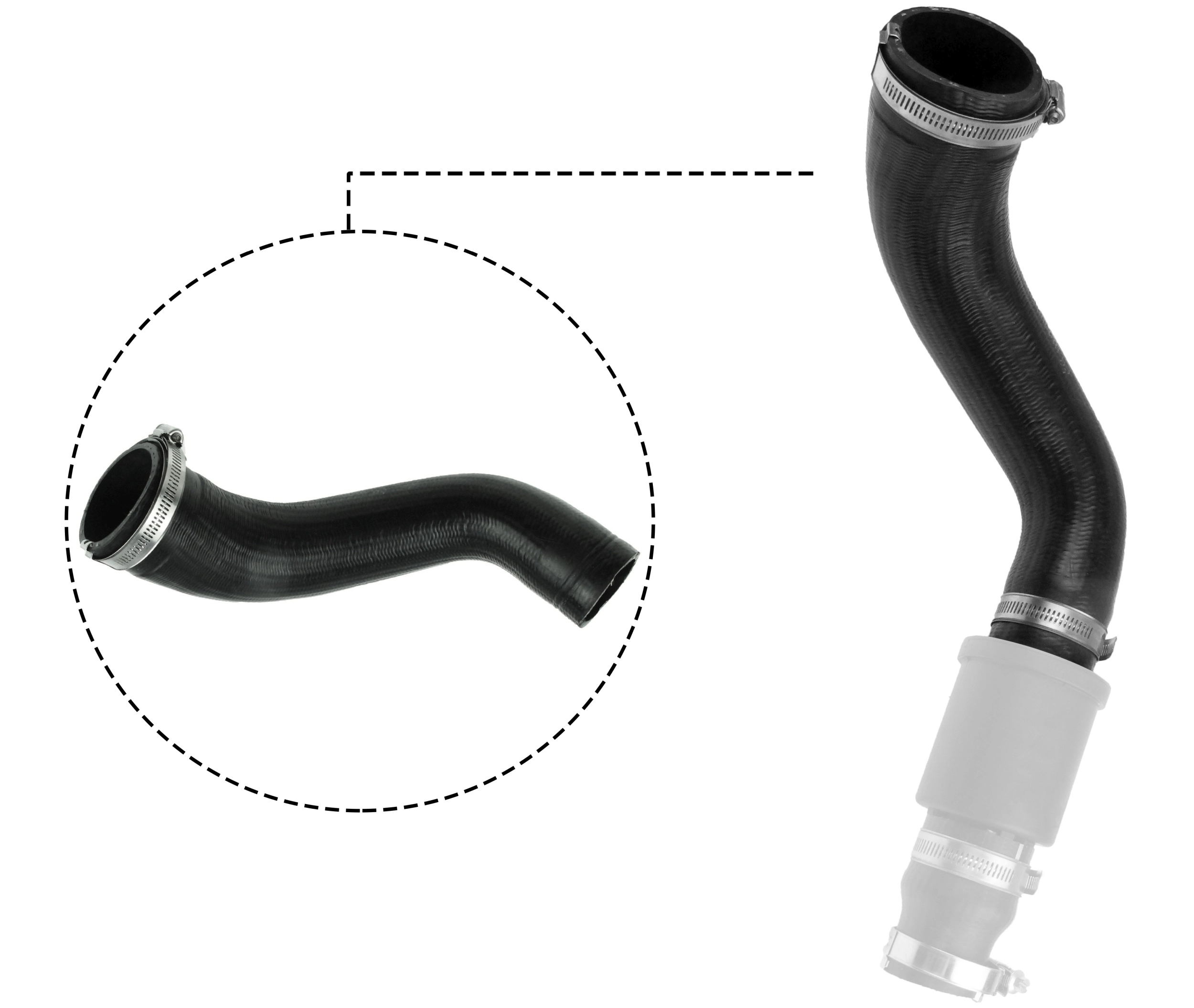 GATES 09-0619 - Патрубок турбины