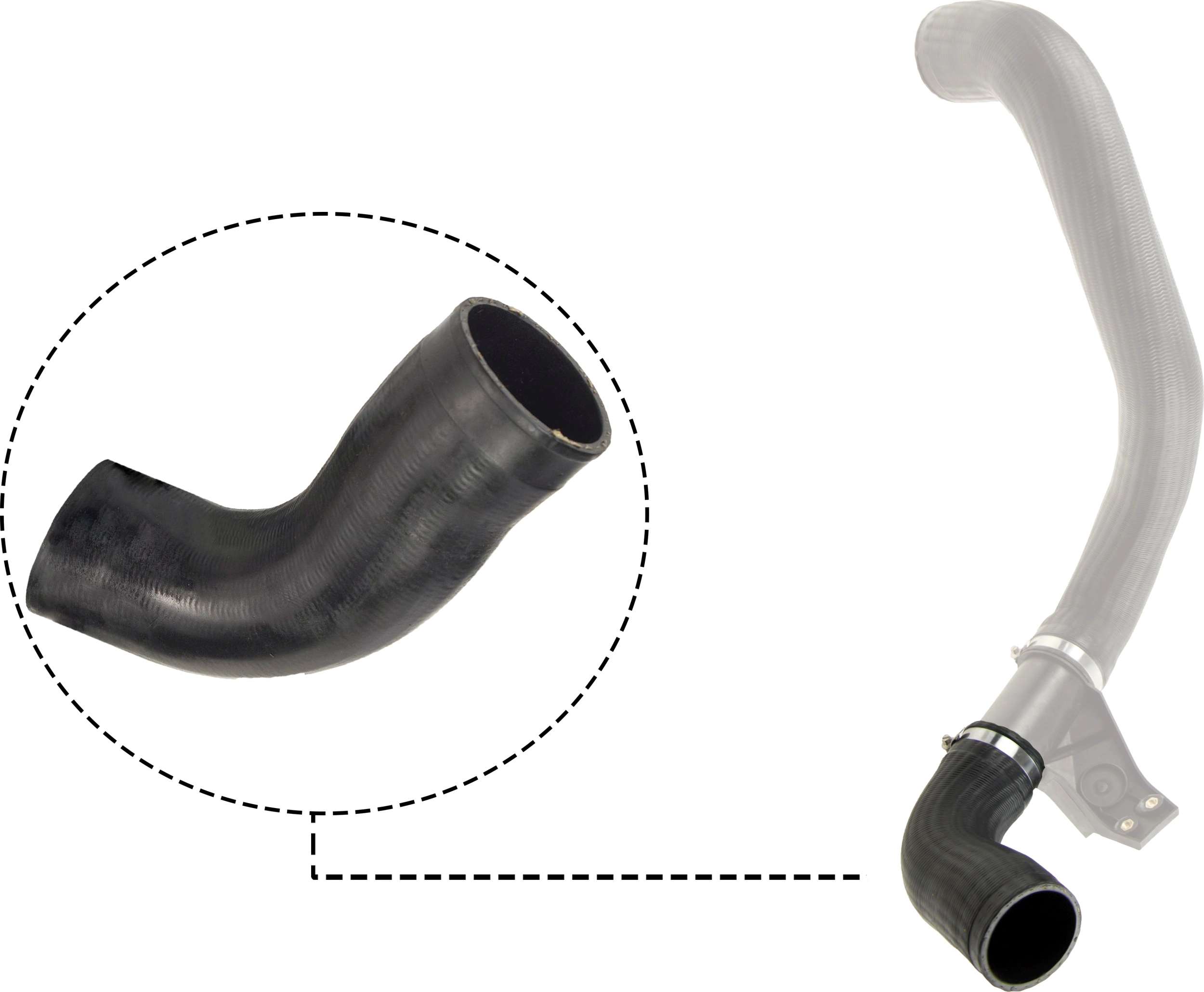 GATES 09-0825 - Патрубок турбины