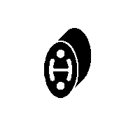 Крепление глушителя