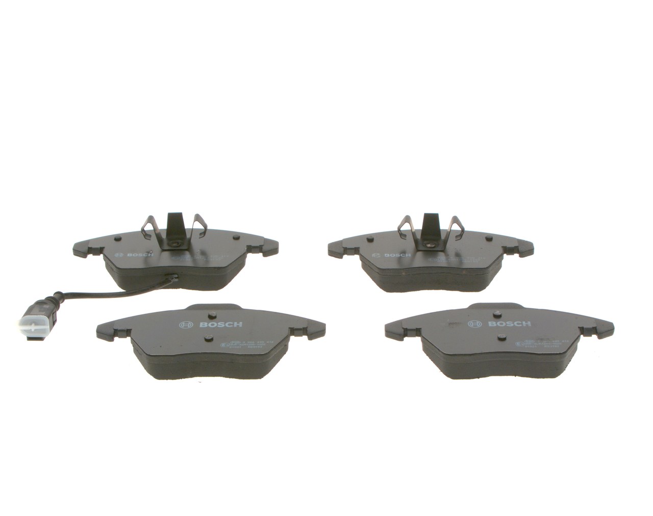 BOSCH 0 986 495 412 - Тормозные колодки 