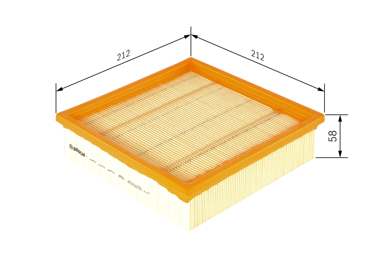 BOSCH 0 986 626 800 - Воздушный фильтр