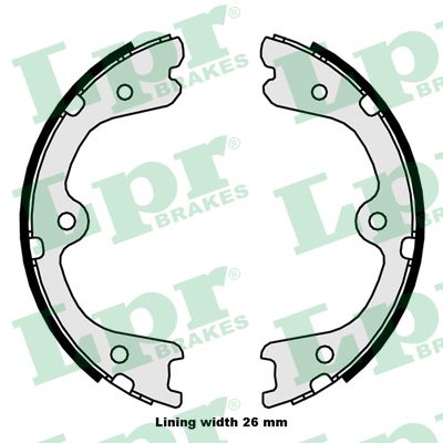 LPR 09880 - Барабанные колодки