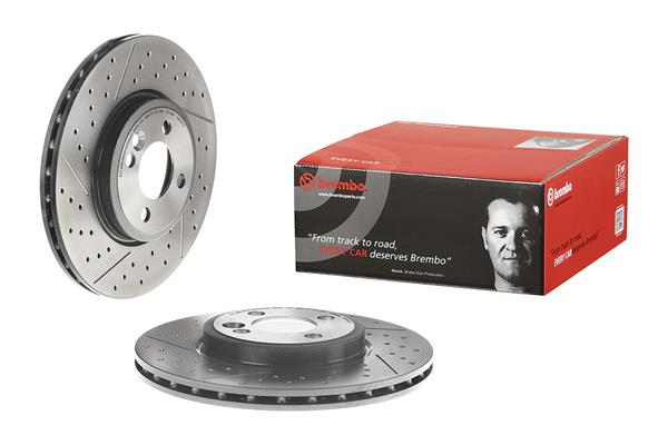 BREMBO 09.A047.21 - Тормозной диск PRIME LINE - UV Coated