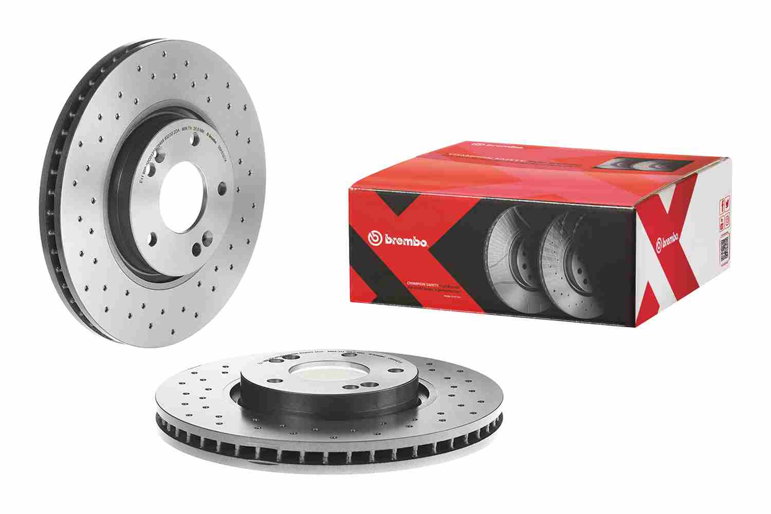 BREMBO 09.A532.1X - Тормозной диск XTRA LINE - Xtra