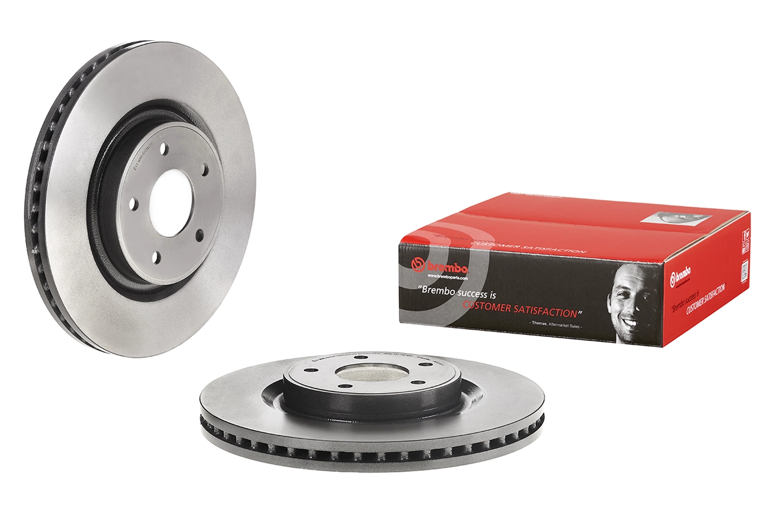 BREMBO 09.E235.11 - Тормозной диск PRIME LINE - UV Coated