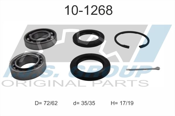 Комплект подшипника ступицы колеса Technology & Quality