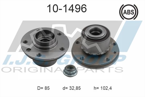 Комплект подшипника ступицы колеса Technology & Quality