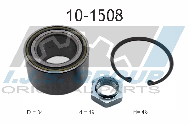 IJS GROUP 10-1508 - Комплект подшипника ступицы колеса Technology & Quality