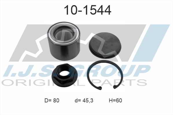 IJS GROUP 10-1544 - Комплект подшипника ступицы колеса Technology & Quality