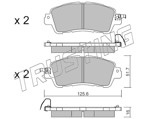 Тормозные колодки 