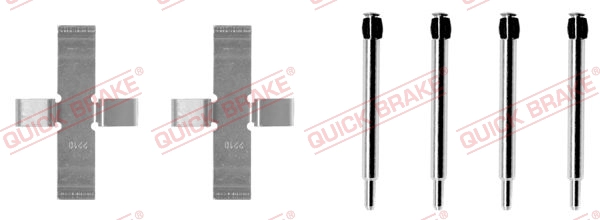 OJD (QUICK BRAKE) 109-0903 - Ремкомплект тормозных колодок