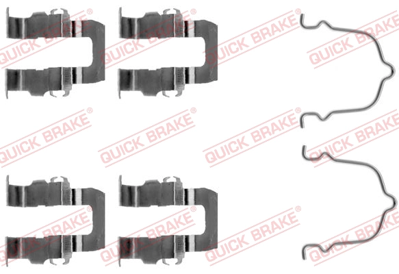 OJD (QUICK BRAKE) 109-1119 - Ремкомплект тормозных колодок