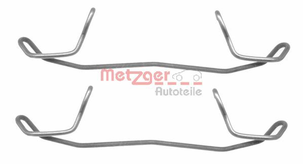 METZGER 109-1123 - Комплектующие, колодки дискового тормоза GREENPARTS