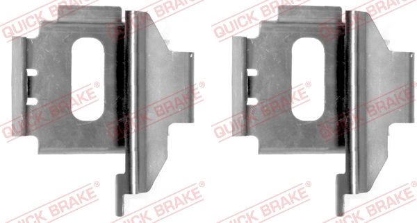 OJD (QUICK BRAKE) 109-1283 - Ремкомплект тормозных колодок