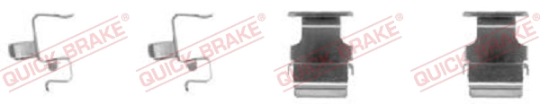 OJD (QUICK BRAKE) 109-1673 - Ремкомплект тормозных колодок