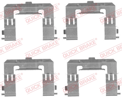 OJD (QUICK BRAKE) 109-1715 - Ремкомплект тормозных колодок