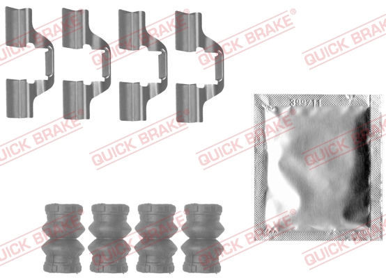 OJD (QUICK BRAKE) 109-1827 - Ремкомплект тормозных колодок