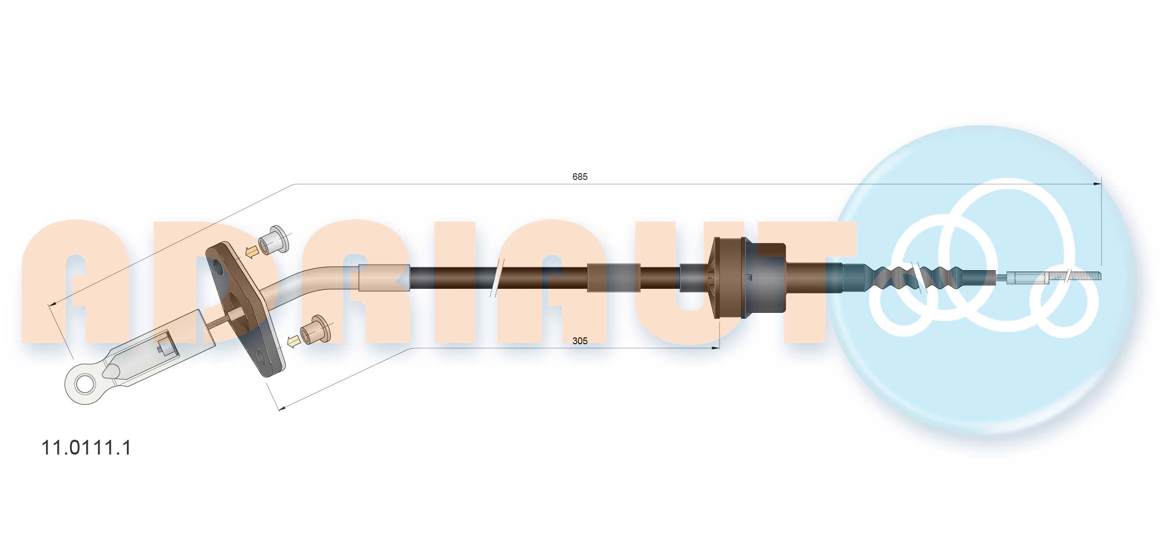 Трос сцепления