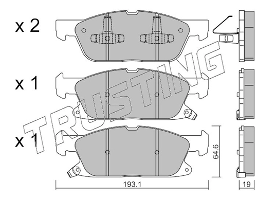 Тормозные колодки 