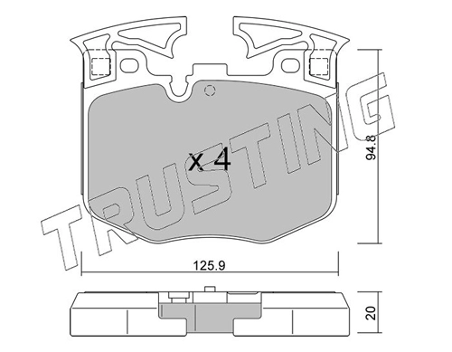 Тормозные колодки 