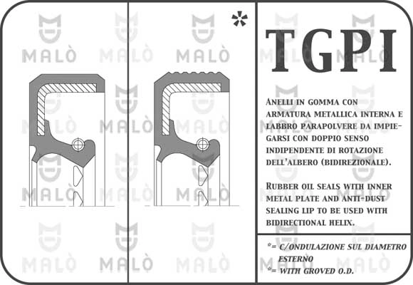 Сальник коленвала