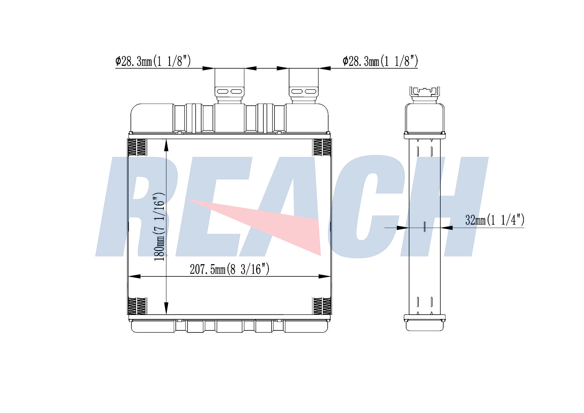Радиатор печки