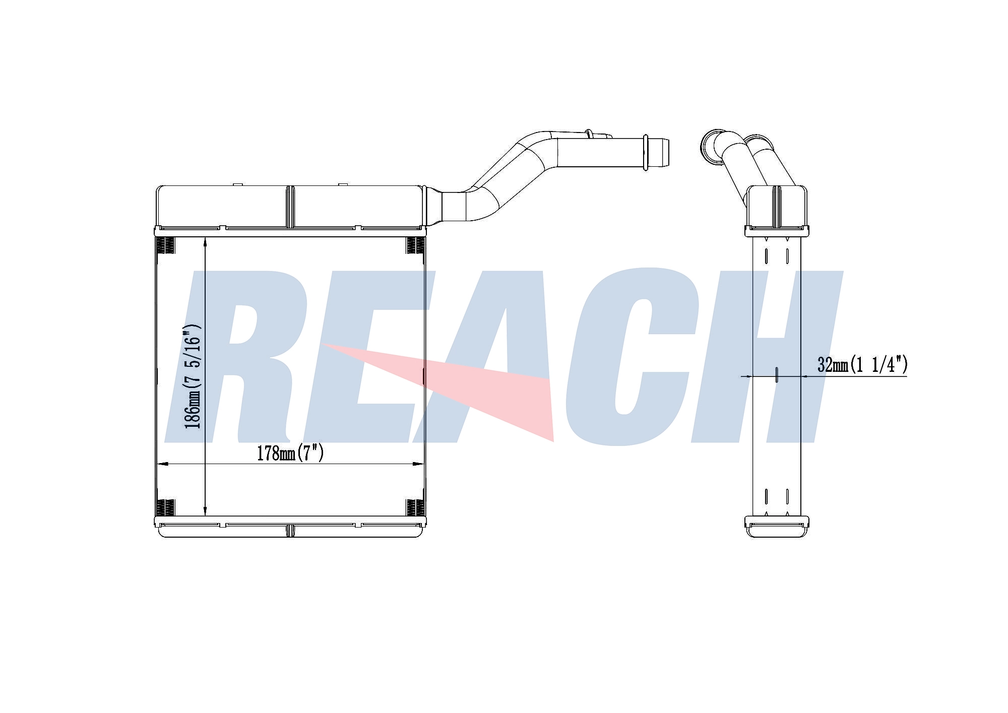 Радиатор печки