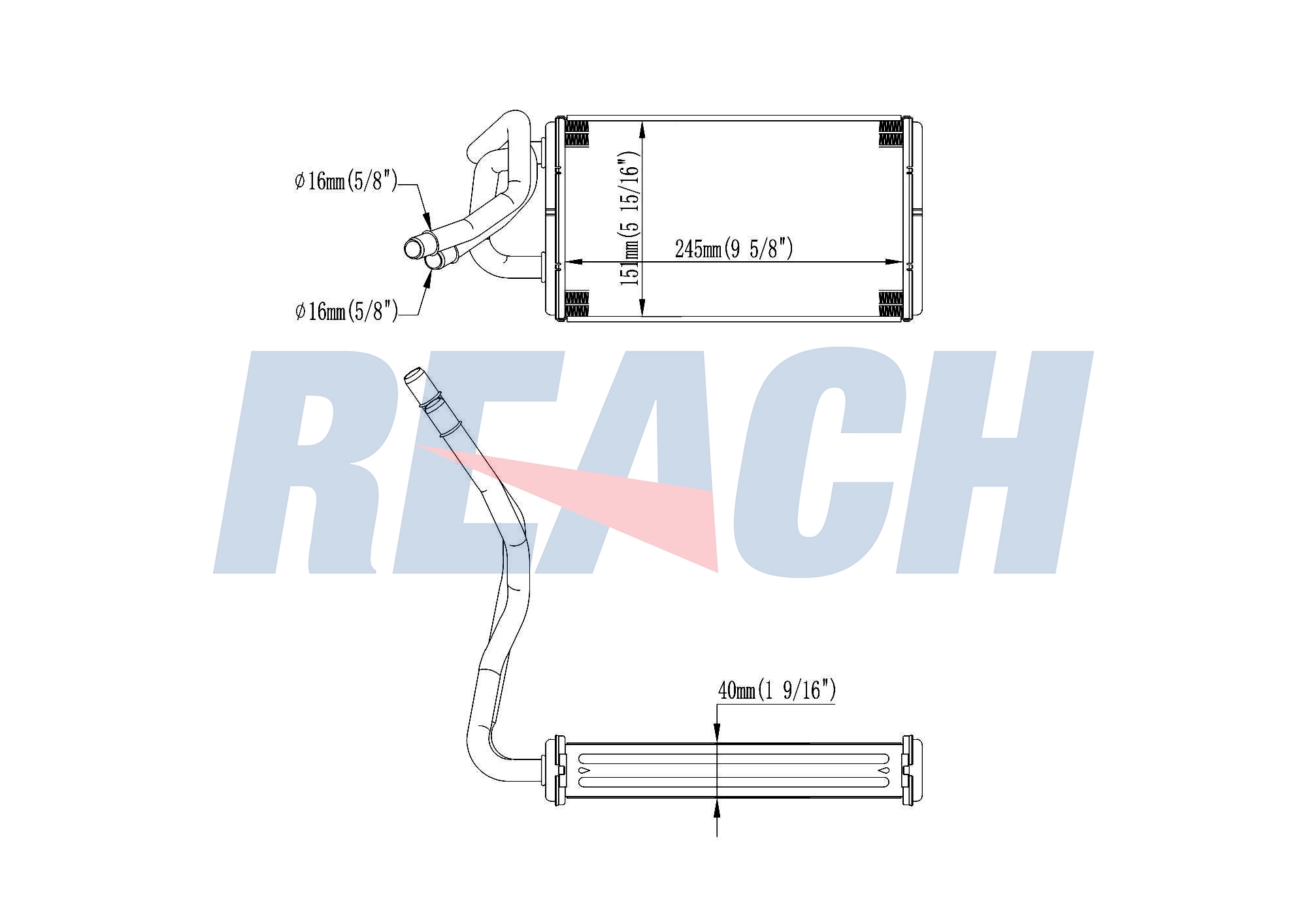 Радиатор печки