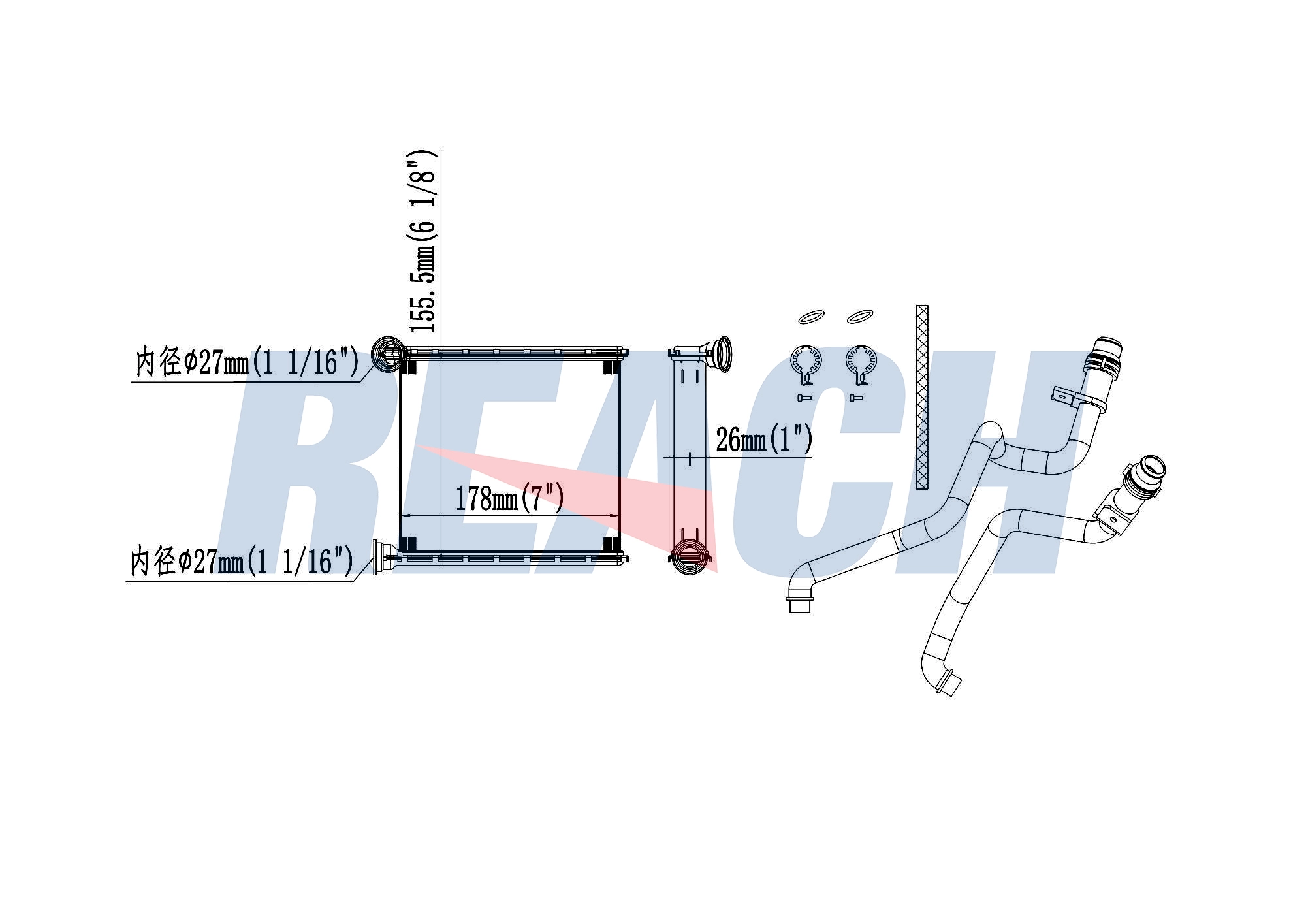 Радиатор печки