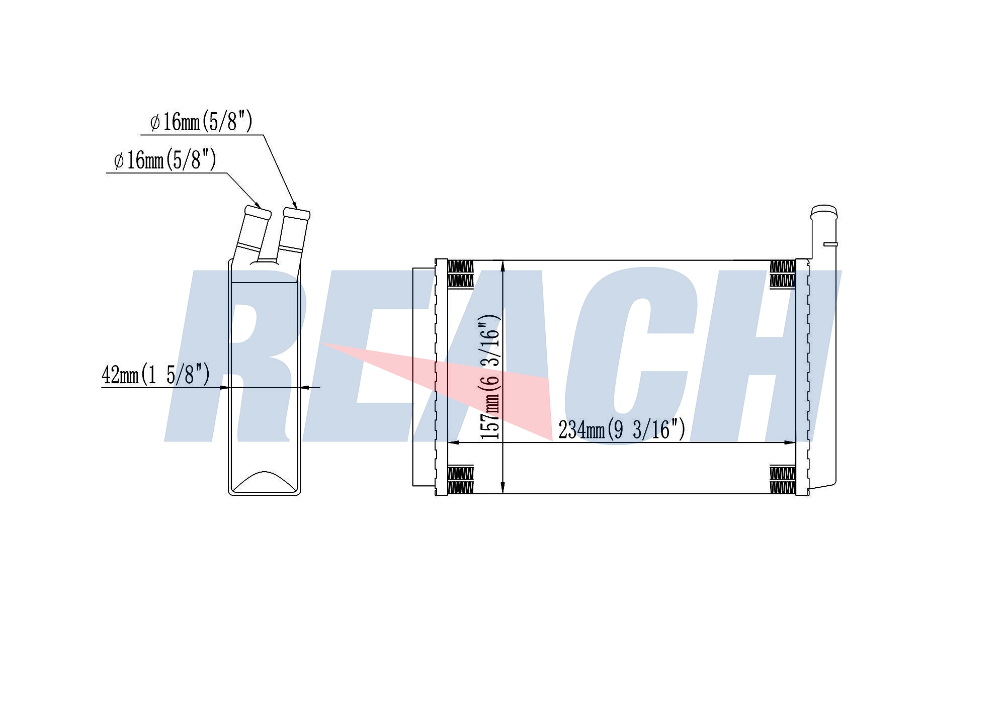 Радиатор печки
