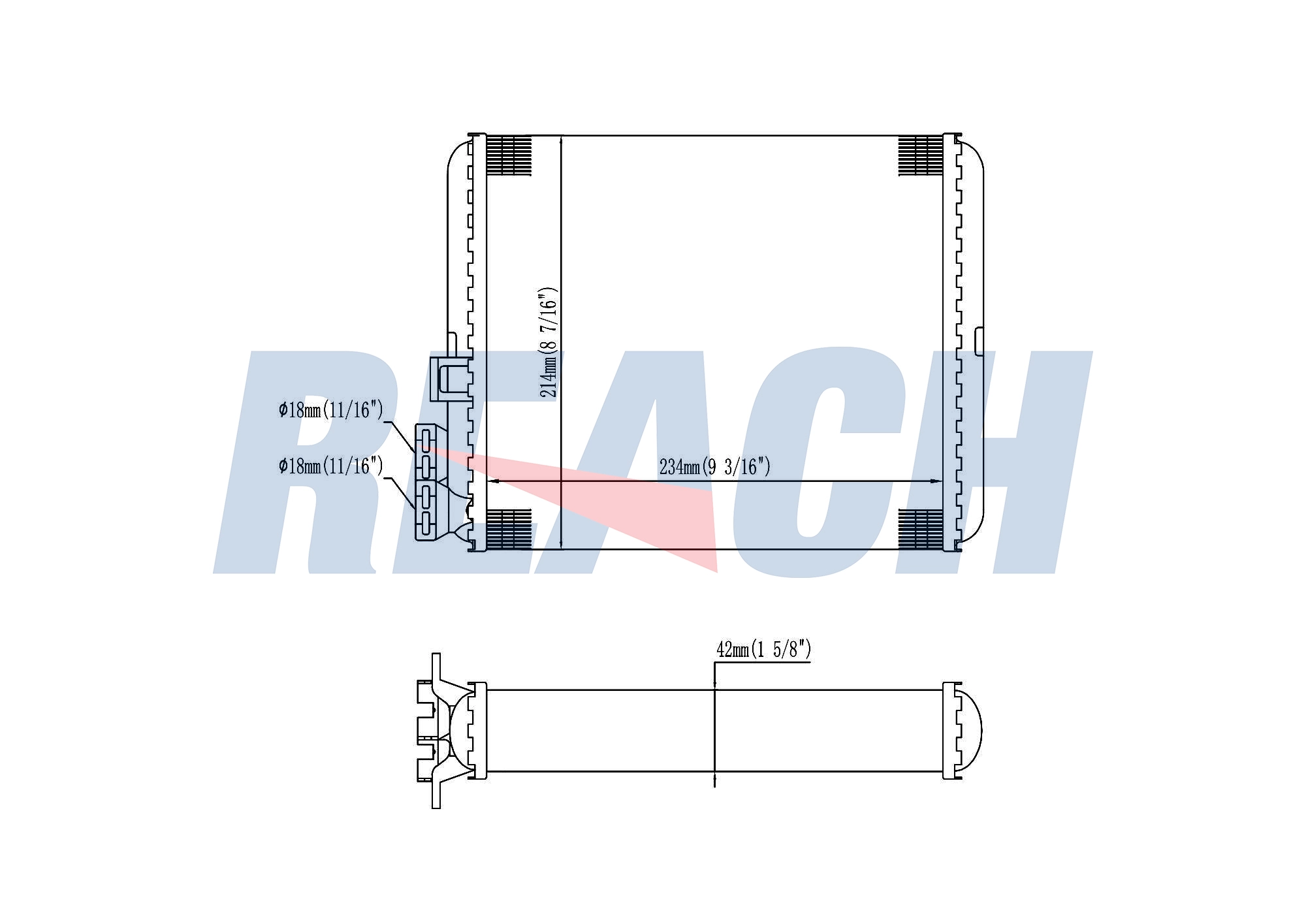 Радиатор печки