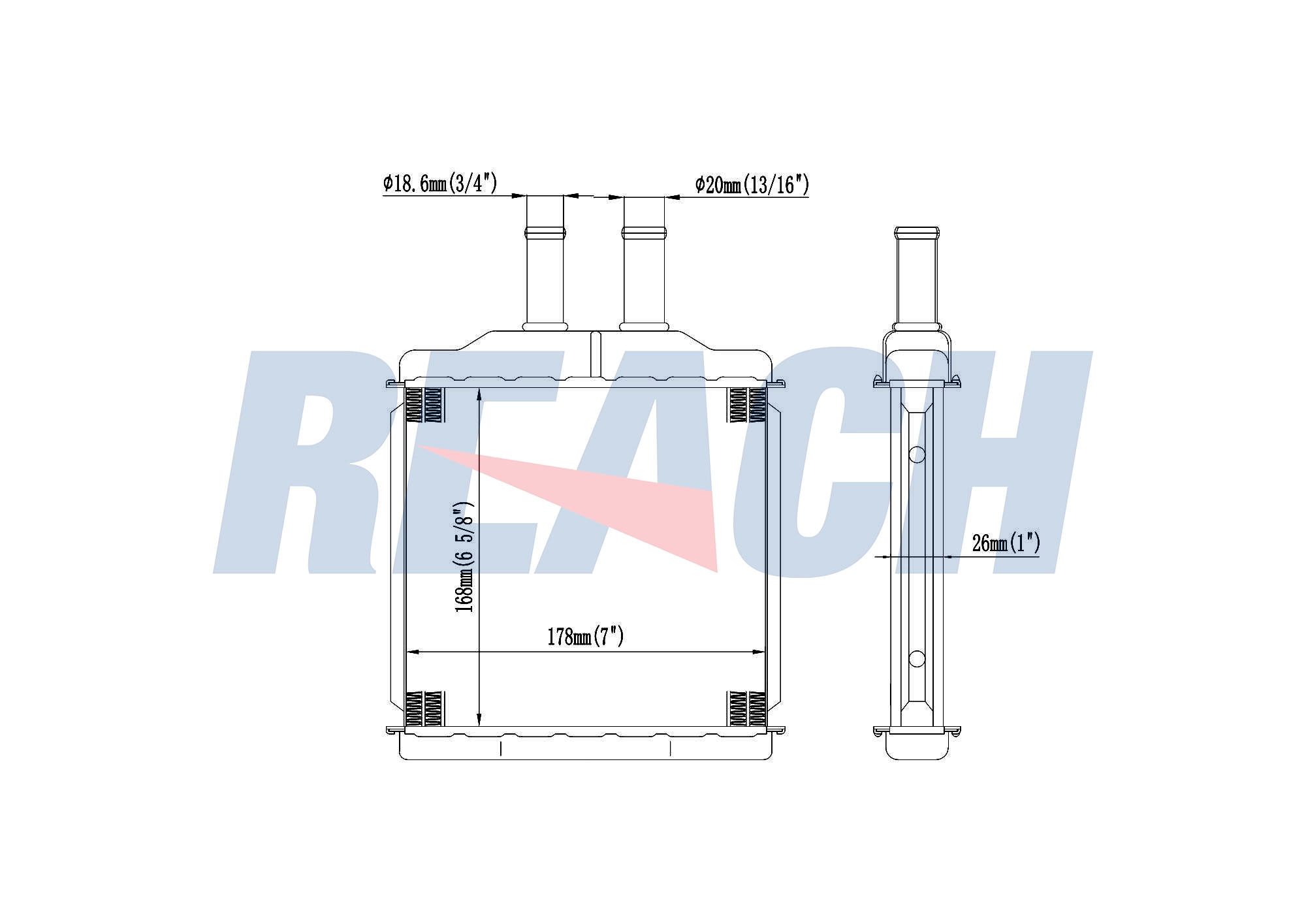 Радиатор печки