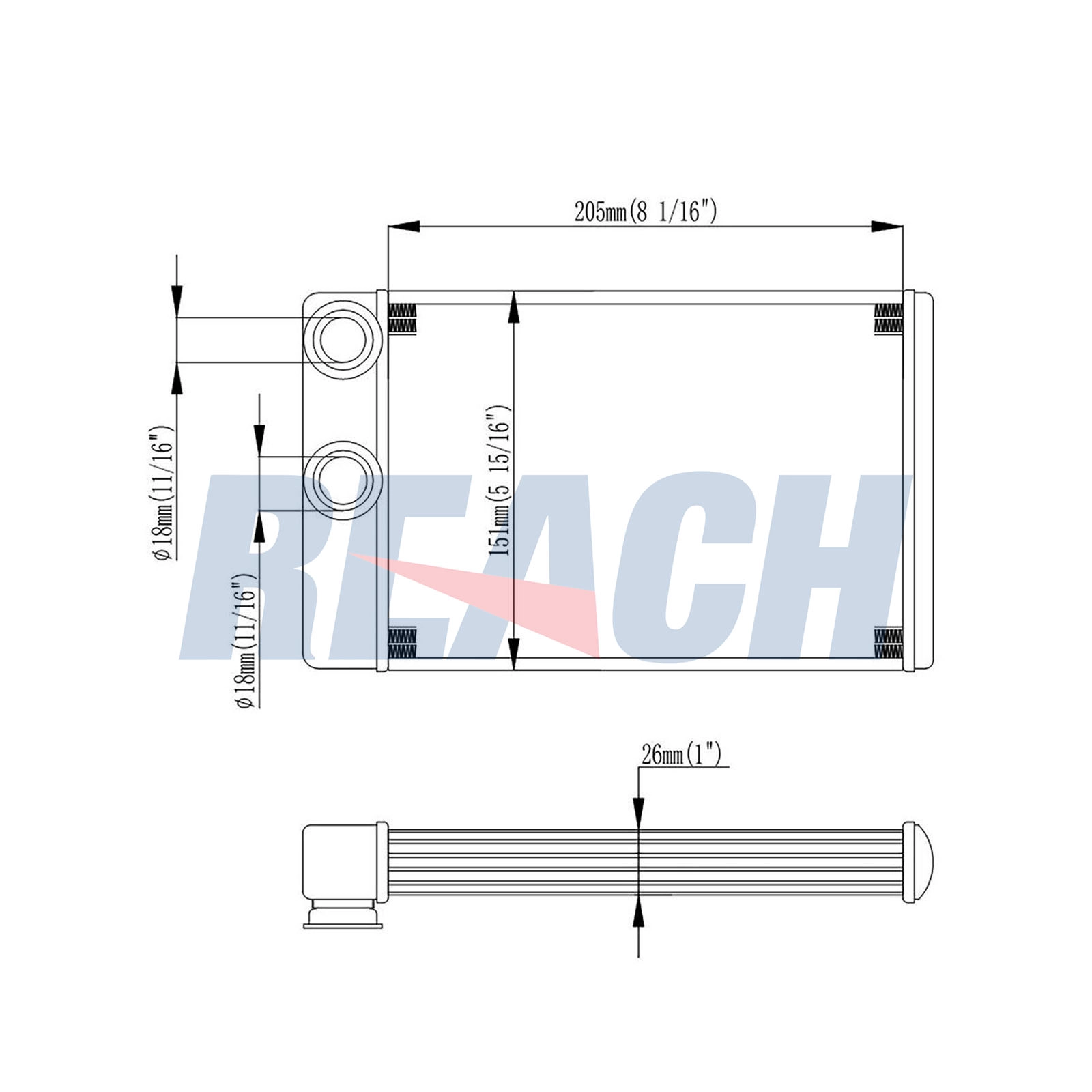 Радиатор печки