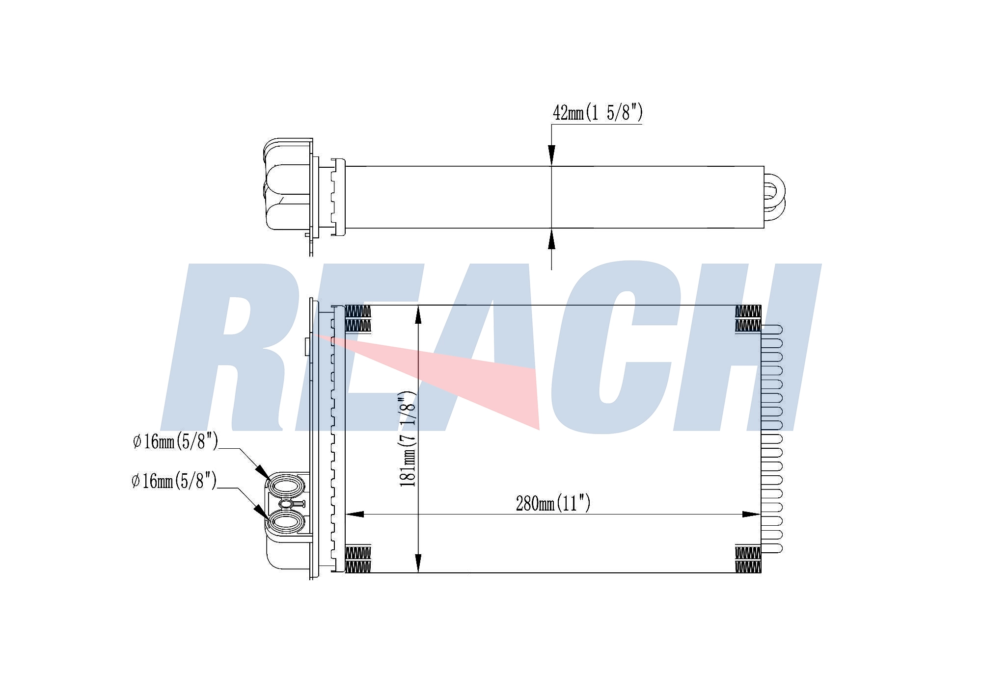 Радиатор печки
