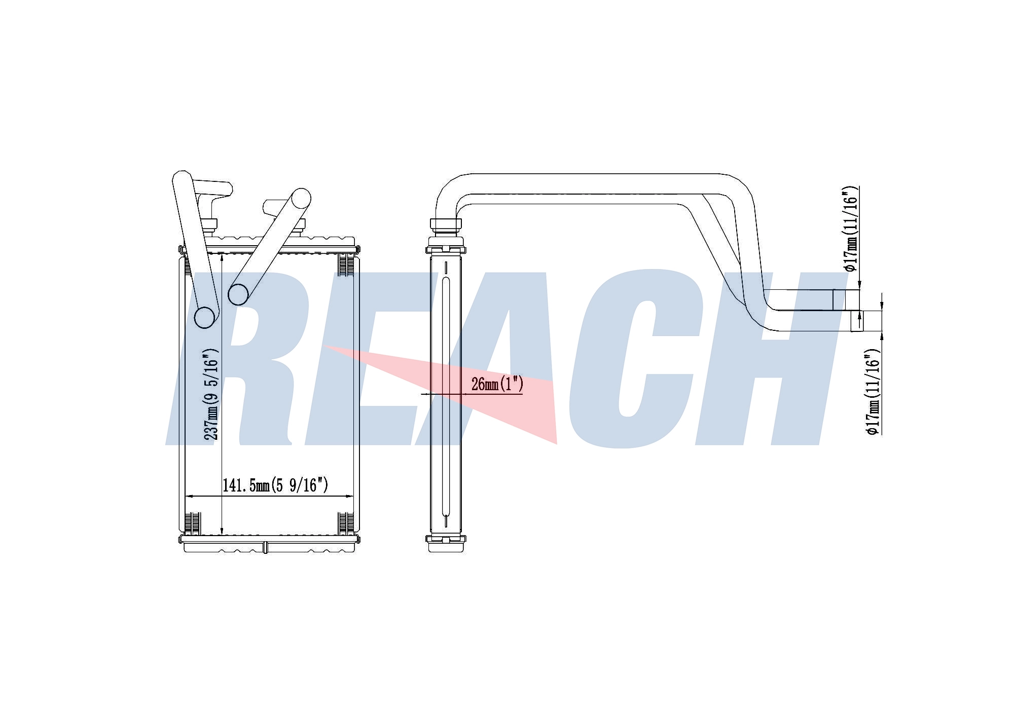 Радиатор печки