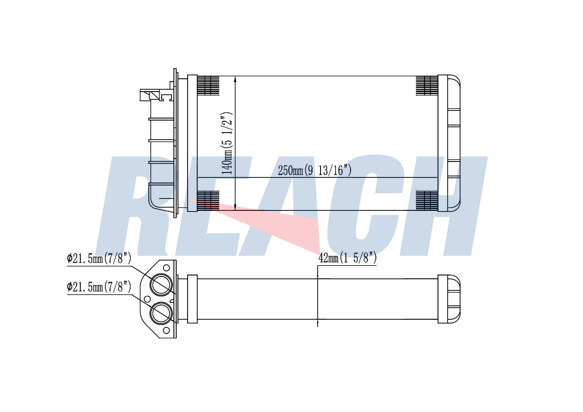 Радиатор печки