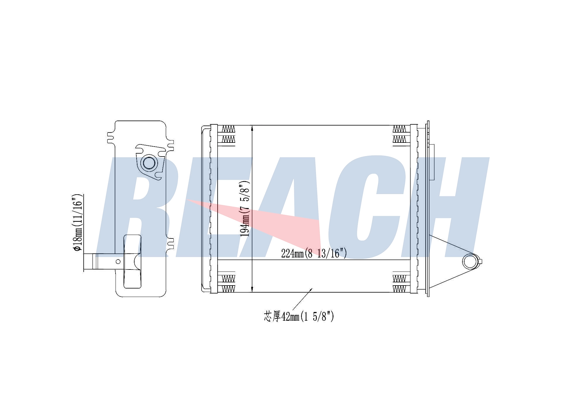 Радиатор печки
