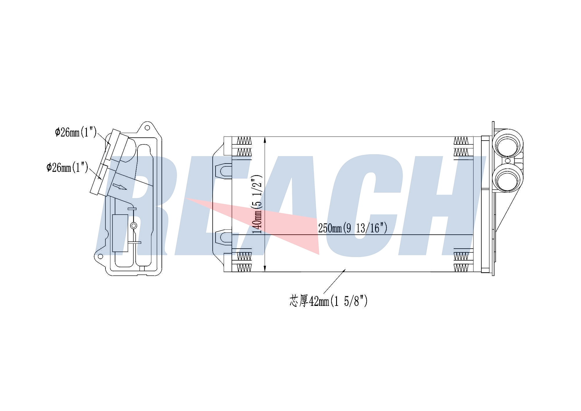 Радиатор печки