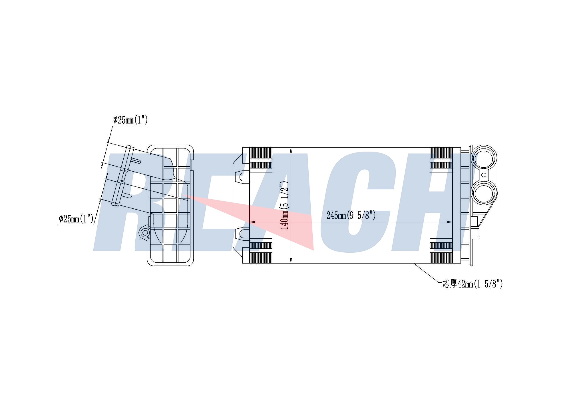 Радиатор печки